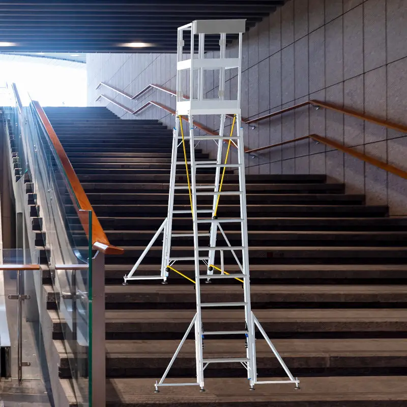 Multifunctional ladder engineering extension folding household aluminum alloy