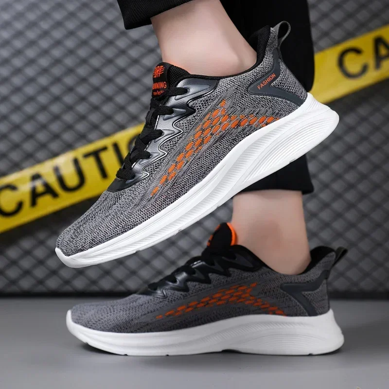 Large Size New 2025 Flying Fabric Air Cushion Rebound Design Original Selling Leisure Sports Men's Four Seasons Running Shoes