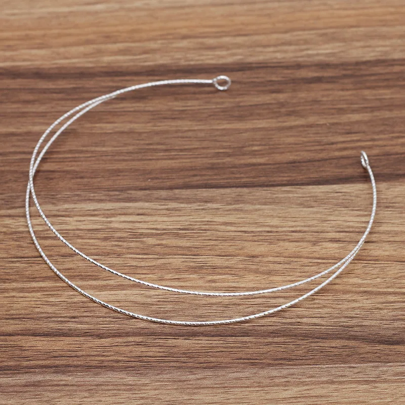 3pcs Metal Two-Line Hairband for Jewelry Making DIY