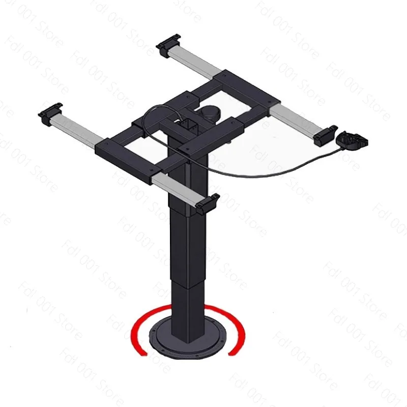 Camper table legs with pneumatic lift and four-way adjustable function 35-73cm one-button height lift