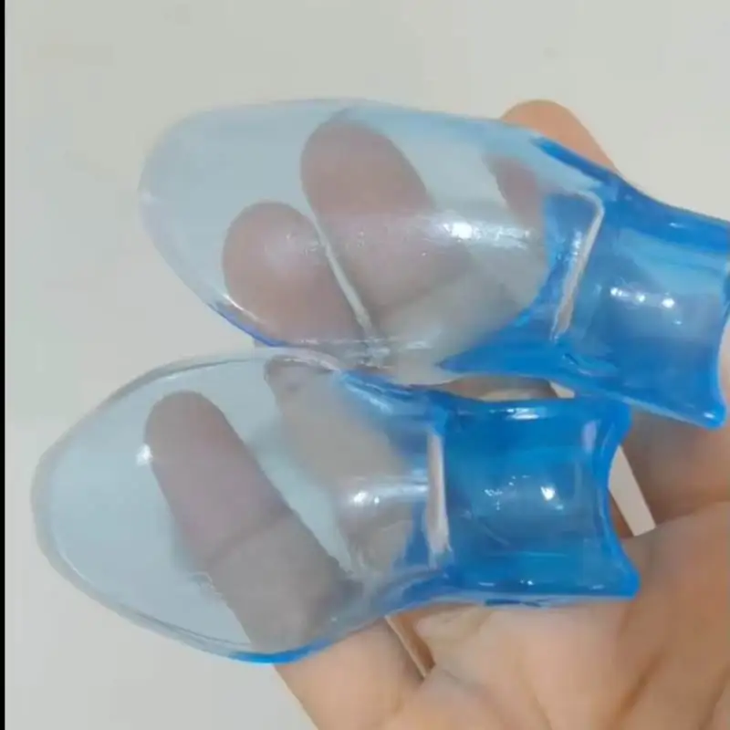 1/5Pairs Silicone Toe Splitter Correction Device Hallux Valgus Large Foot Bone Separation Toe Sleeve Toe Splitter Manicure Tool