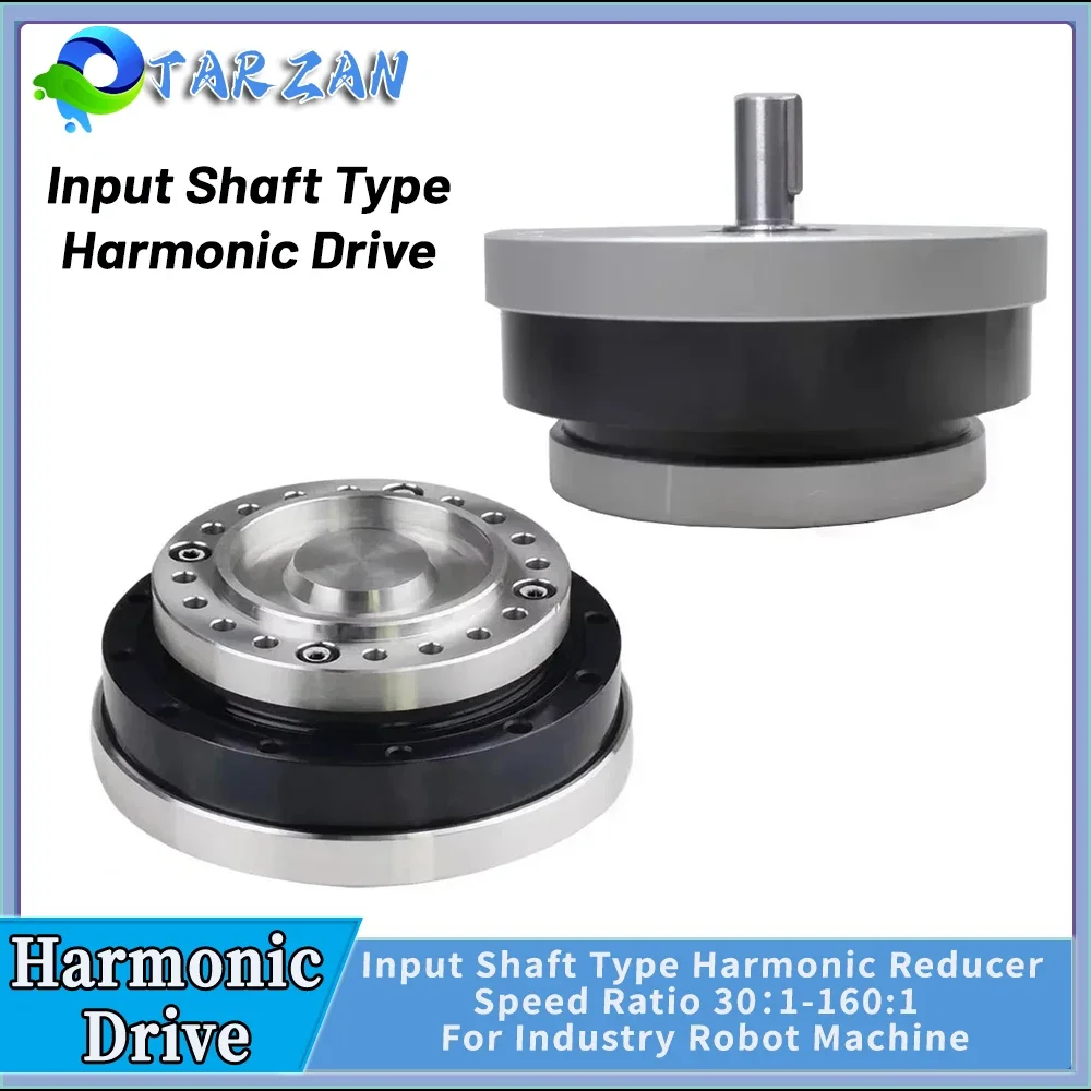 

High Precision Harmonic Drive Reducer Input Shaft Type Harmonic Gearbox For Stepper Servo Motor Industry Robot Machine 30 Arcsec