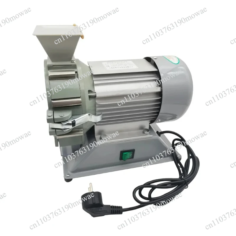 50G Electric Micro Plant Grinding Machine, 1400R/Min Soil Pulverizer Crusher Spice Grinder  for Grains Spices Herbs Pepper FZ102