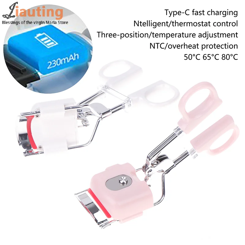 휴대용 전기 가열 빗, 속눈썹 파마, 오래 지속되는 열 속눈썹, 메이크업 도구