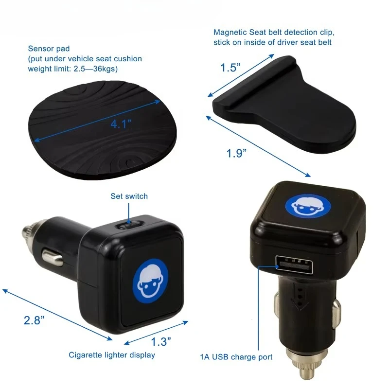 تذكير مقعد الطفل للسيارات على متن إنذار DC12V #5