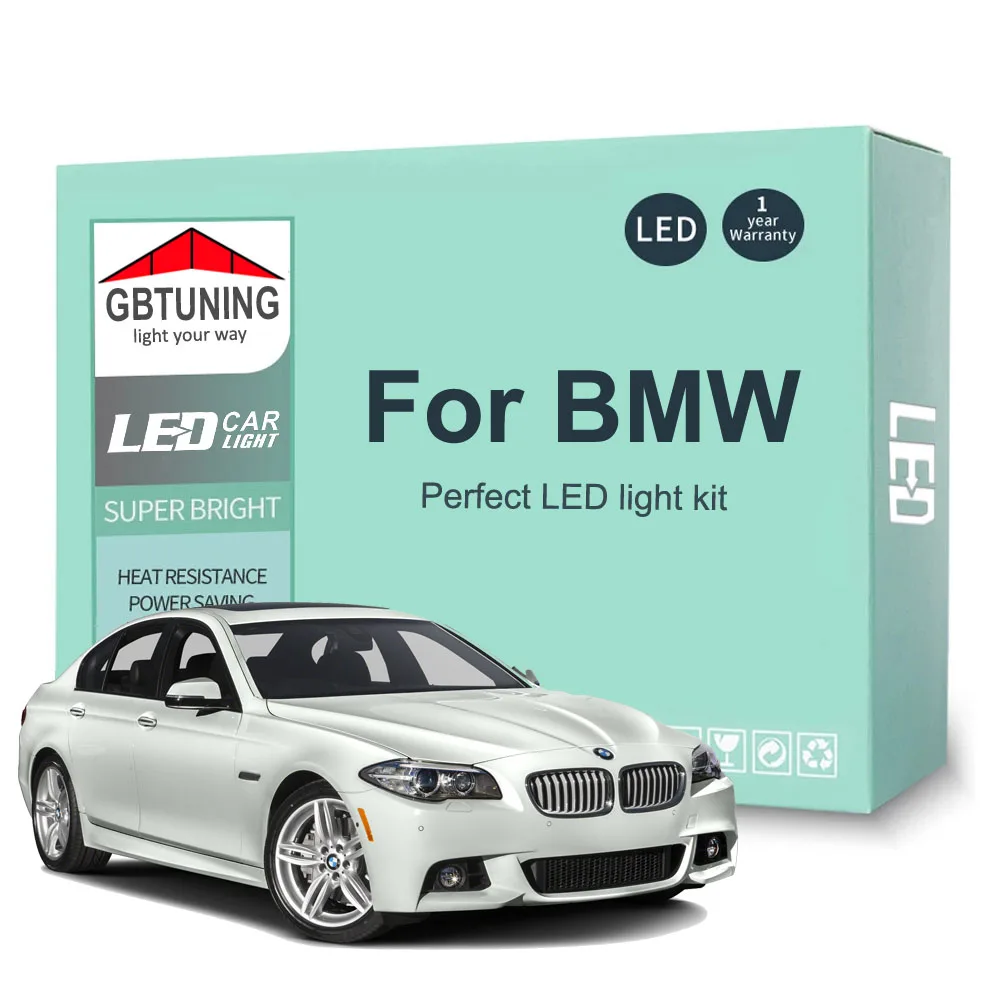 

Car LED Interior Light Bulb Kit For BMW E87 E81 F20 E36 E46 E90 E91 E92 E93 F30 F31 E39 E60 E61 F10 F11 F12 F06 E38 E63 E65 E66