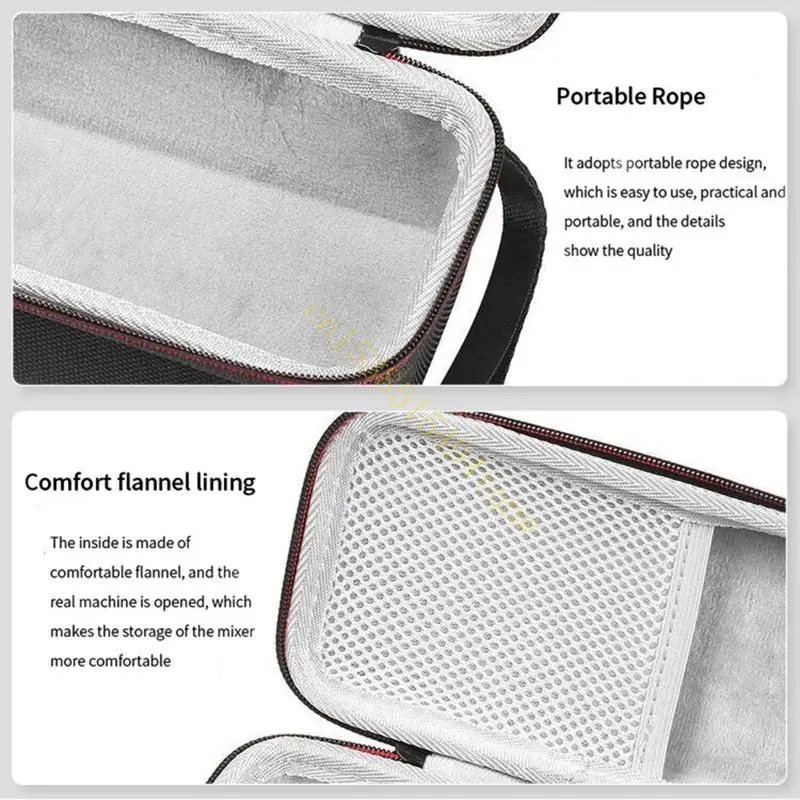 J60A portátil EVA Hard for Case for Zoom H6/H4N Protective com acessório gravador malha interna