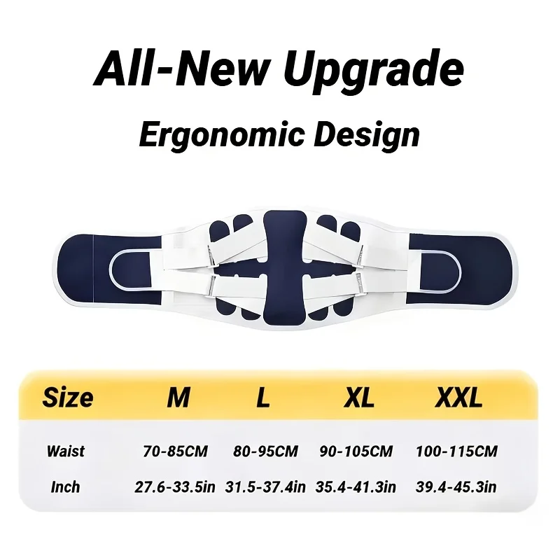 Adjustable Lumbar Support Belts for Men And Women, Designed for Lower Back Support And Breathability