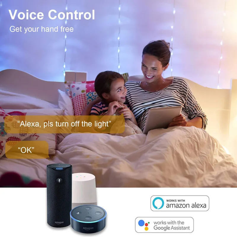 GU10 Tuya WiFi كوب إضاءة ذكي قابل للتعتيم 5 وات يدعم Alexa & Google التحكم الصوتي أضواء كاشفة ذكية 220 فولت لمبات للحفلات المنزلية