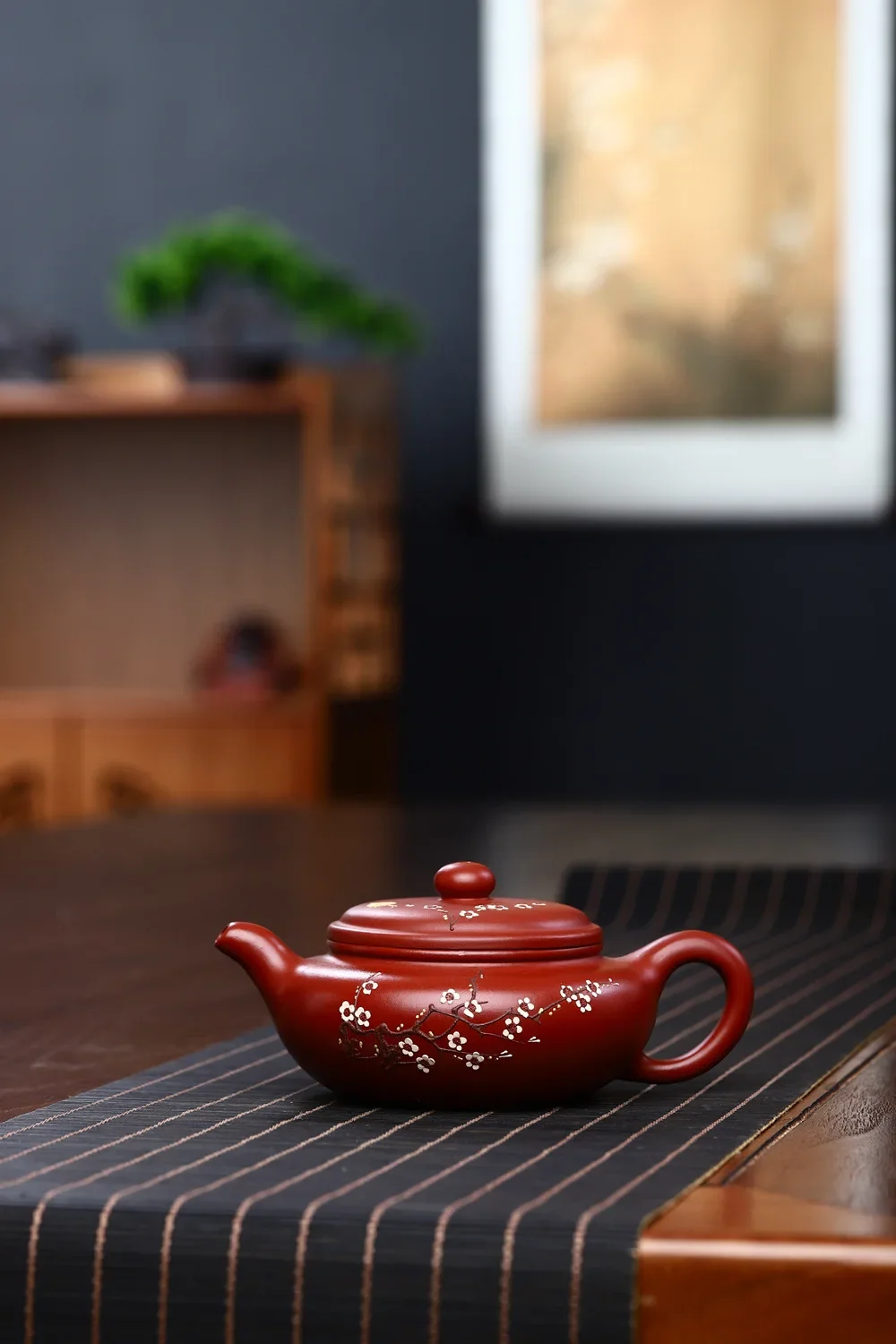 Yixing Master Handcrafted Fanggu Zisha Teapot Private‑Collected Authentic Da Hong Pao Clay, Household Kung Fu Brewing Teapot