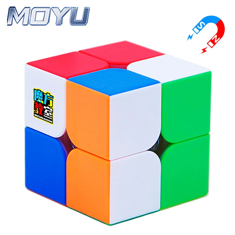 MoYu Meilong 2x2 3x3 Professional Magnetic Magic Cube 3x3x3 2×2 3×3 Speed Puzzle Children's Toys Hungarian Original Cubo Magico