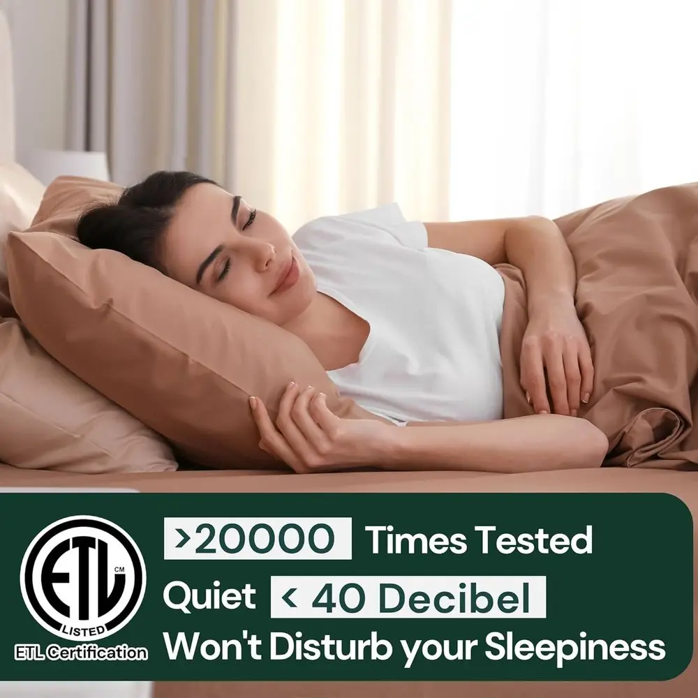 إطار سرير لاسلكي قابل للتعديل عن بعد مع انعدام الجاذبية، إمالة الرأس/القدم، مضاد للشخير، إعدادات الذاكرة، محرك هادئ، ضبط الارتفاع