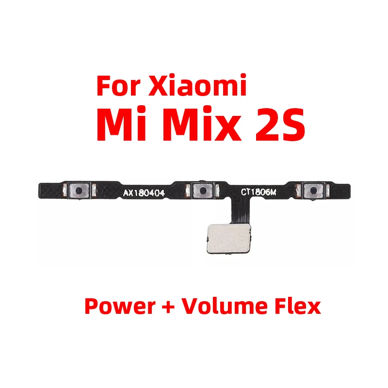 For Xiaomi Mi Mix 2S Power ON OFF Volume Camera Key Button Switch Flex Cable Replacement