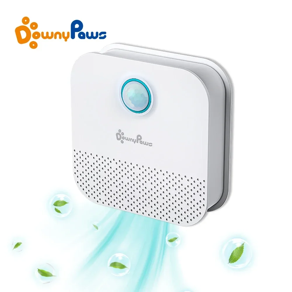 Image of DownyPaws 4000mAh Smart Cat Odore Purificatore Per Gatto Lettiera Deodorante Pet Wc Purificatore D'aria Cane Gatto Lettiera Deodorante cod004