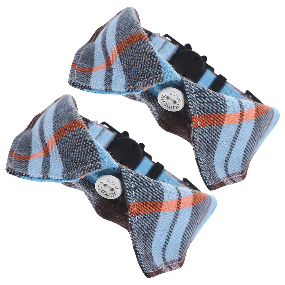 Collar de gato con patrón a cuadros, hebilla de seguridad ajustable, dije de campana, accesorio transpirable para mascotas, decoración para gatitos y perros pequeños, 2 uds.