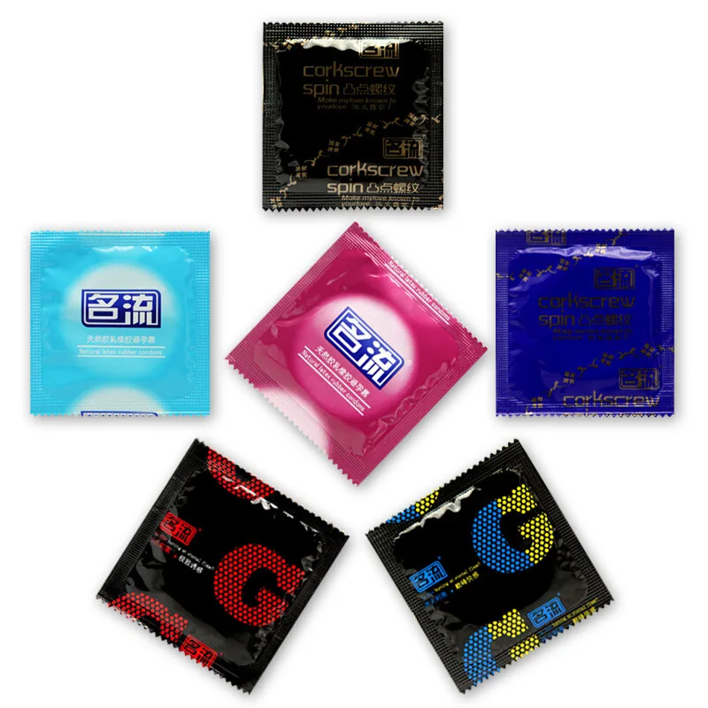 24/30PCS Condoms Natural Latex Lubrication Ultra Thin Large Particles Dots Penis Condom Contraception Sex Toys For Men Adults