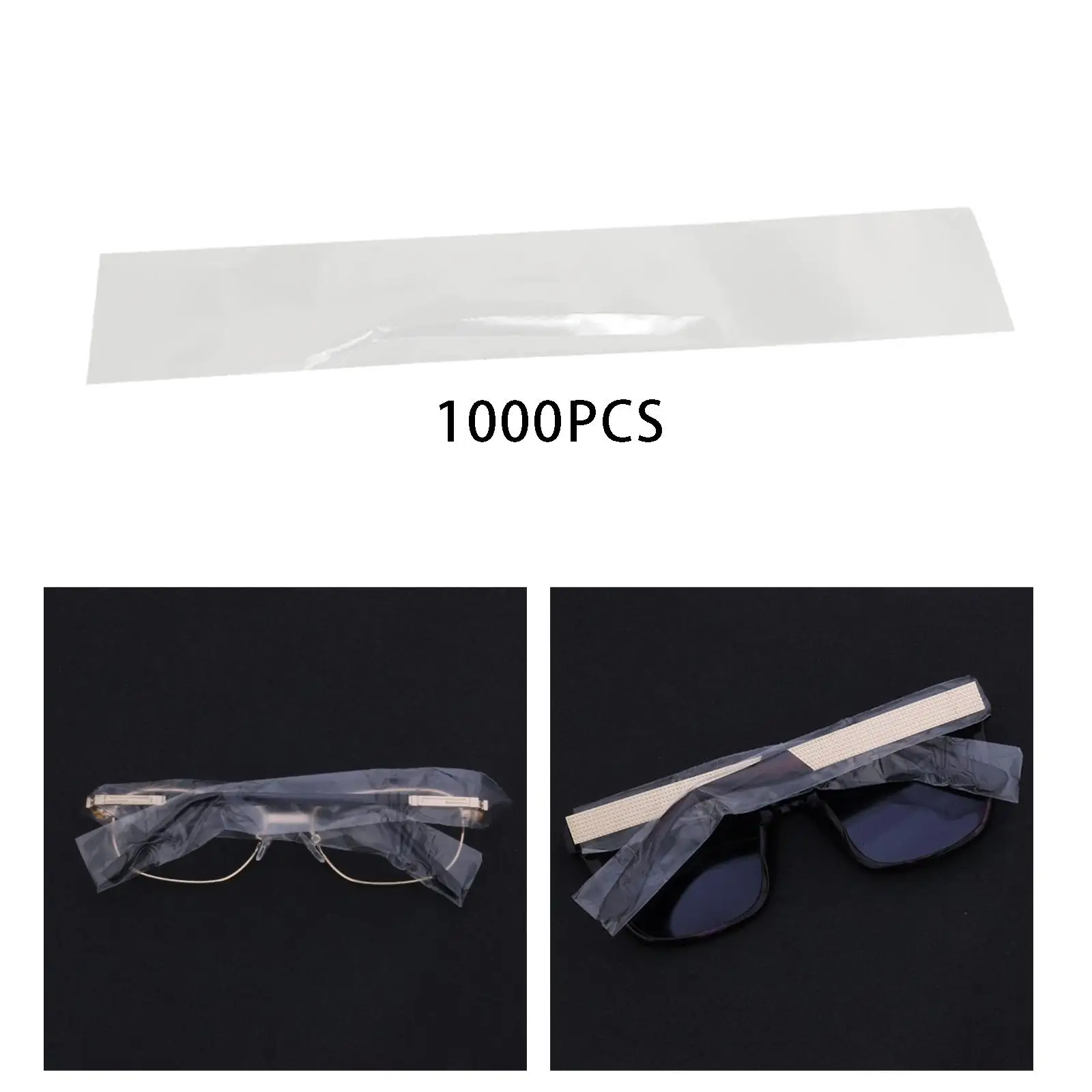 Disposable Eyeglass Leg Sleeves Cover, Eye Glasses , Glasses Legs Slender Bag Eyeglass Arm Covers Dyeing Coloring