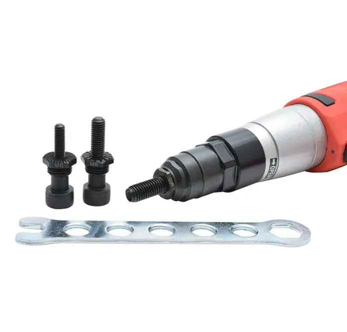 充電式リベットナットガン M6/M8/M10 14.4V 工業用電動プルガン 簡単リベットツール BD-3401