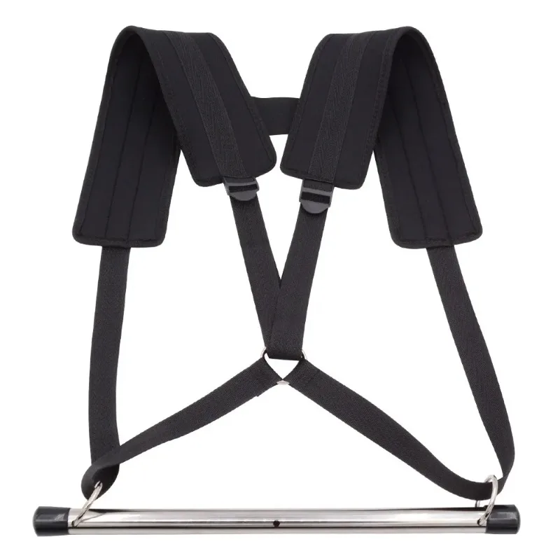 الكبار المثيرة لعبة الجنس زوجين SM الرقيق دور اللعب بار مفرشة عبودية والعتاد BDSM ضبط النفس الإناث الظهر سحب لفتة الجنس #3