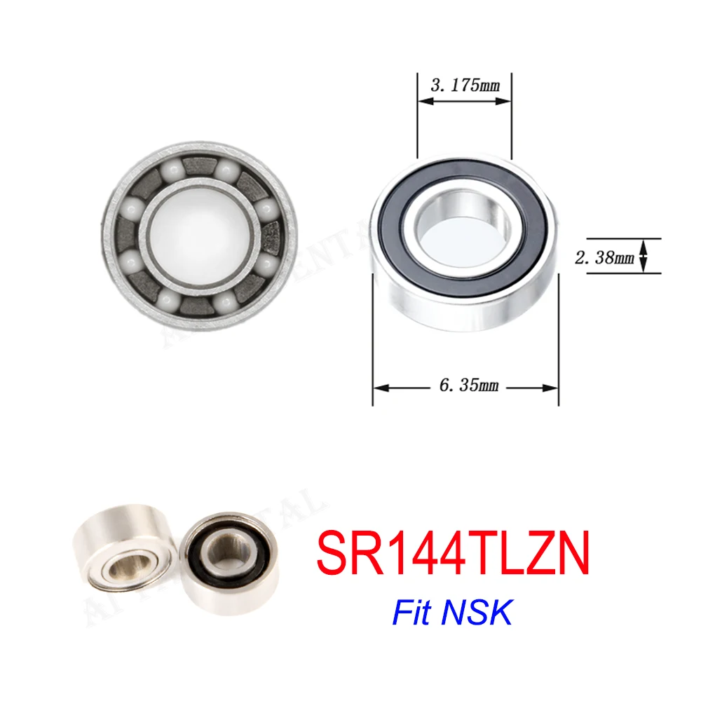 Rodamientos dentales de 5 piezas, pieza de mano Dental, compatible con KAVO NSK W & H, alta velocidad, Instrumentos dentales