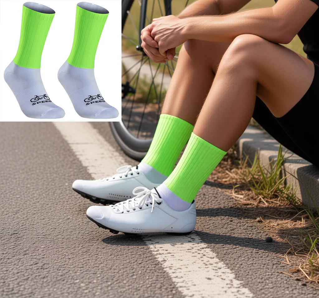 

Breathable and soft cycling socks, high-end pairing that highlights your uniqueness