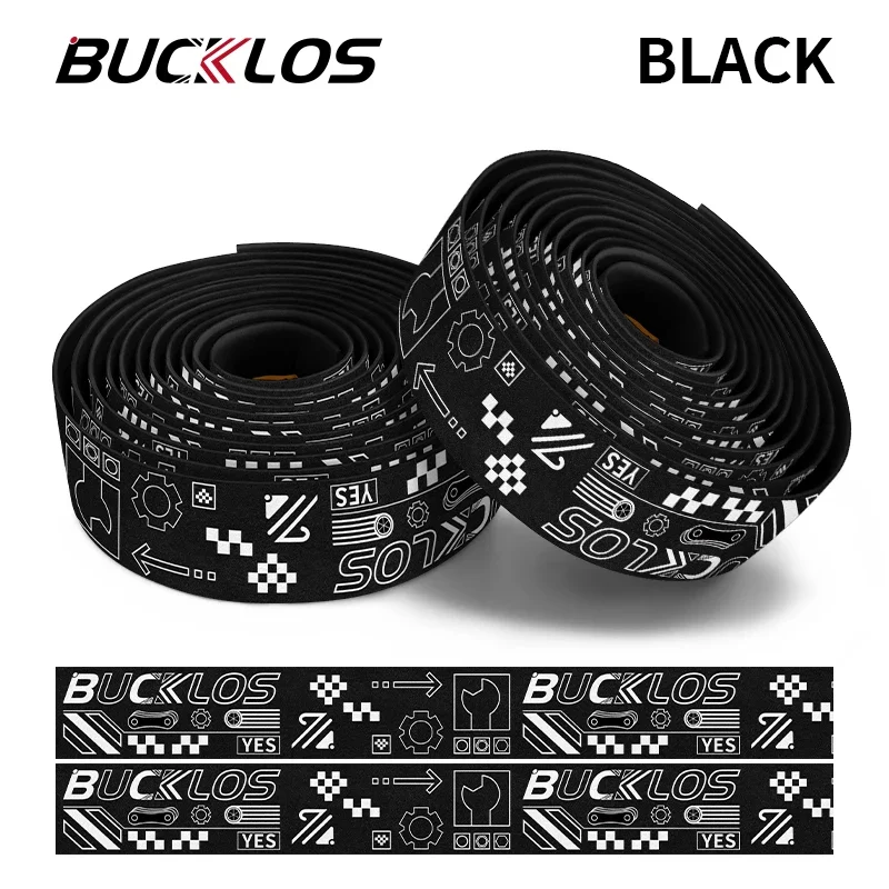 BUCKLOS Lenkerband Kies Rennrad Lenkerwickler Bequemer rutschfester Fahrrad-Lenkergurt zum Aufwickeln für Speed Race Cycle