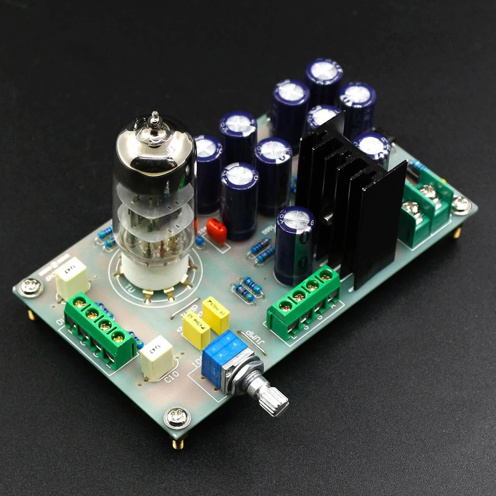 6N3 Tabung Penyangga Preamplifier Pra AC12V Amplifier Selesai Papan (Termasuk 6N3 Tabung)
