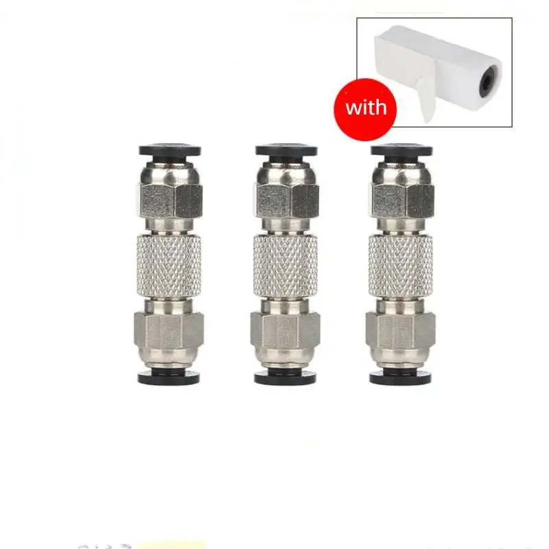 1/3Pcs Tube Connector Stainless Steel Bowden Coupler Compatible With Bambu Lab X1C/P1P 3D Printers High Temperature