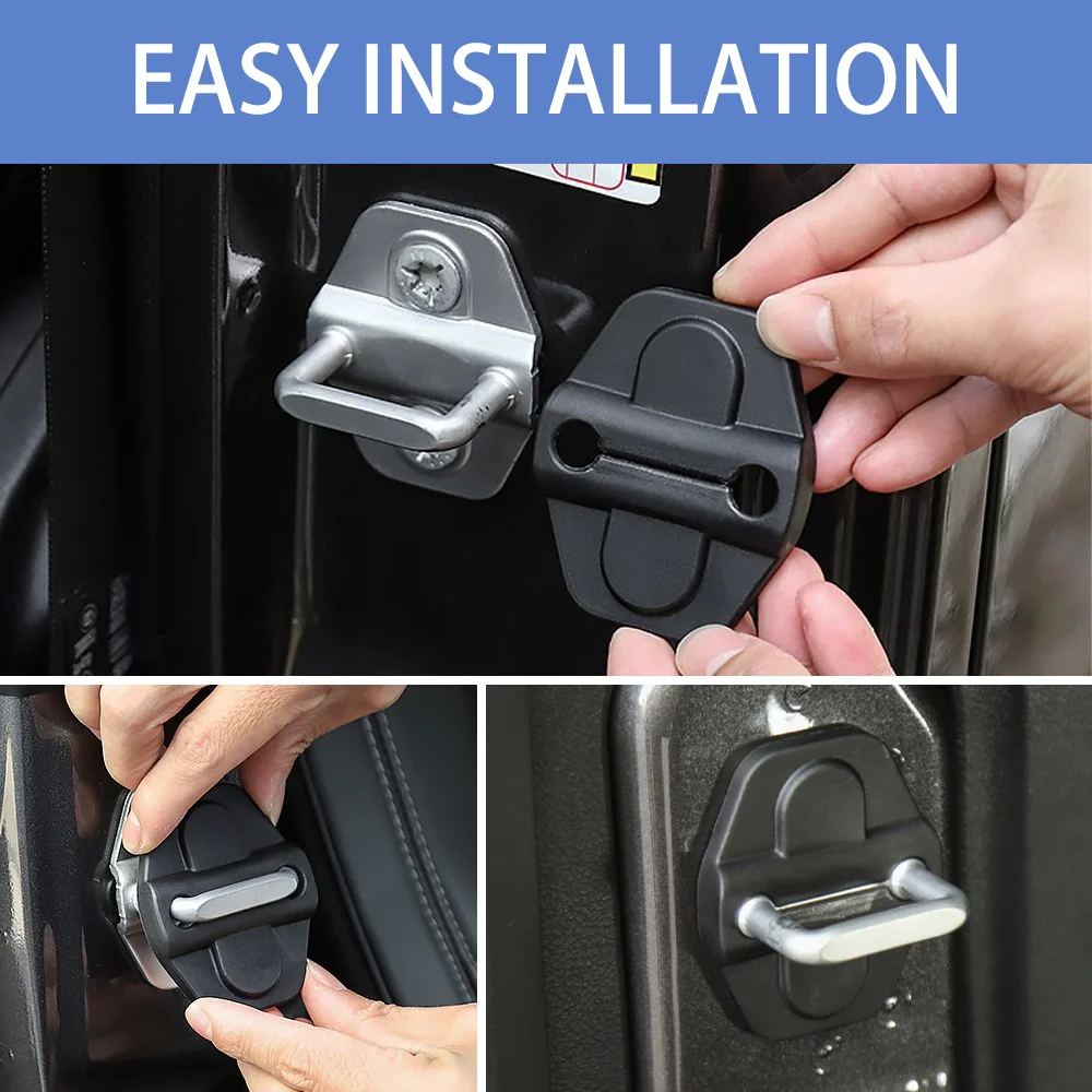 6PCS ฝาครอบป้องกันล็อคประตูรถย - Outdoor Camping Jeep บทวิจารณ์และราคา