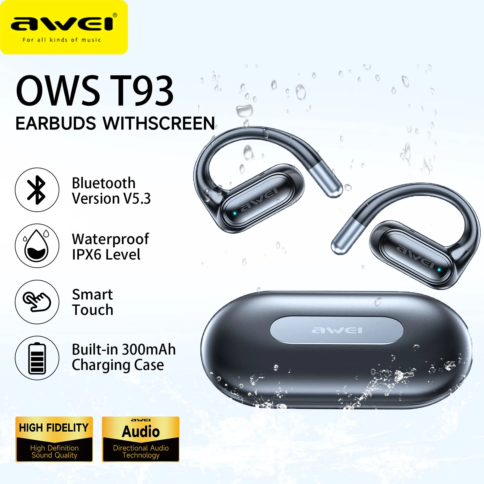 Awei T93 Air Conduc… - image