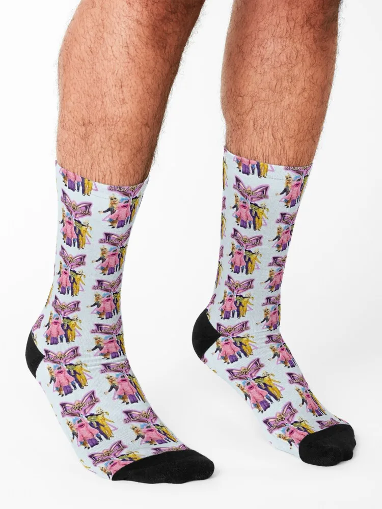 The Masked Singer Merch ITV Masked Singer Socks shoes man cycling christmas gift Boy Socks Women's
