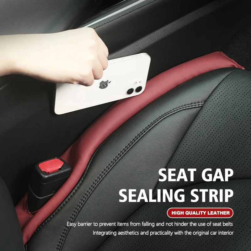2 قطعة مقعد السيارة الفجوة حشو قطاع منصات لينة فاصل تصفيف السيارة الجلدية