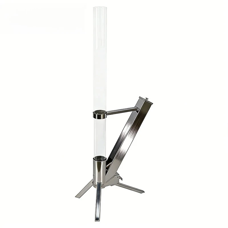 Vertical Wood-Burning Rocket Stove for Courtyard or Outdoor Use, Pellet Rocket Stove for Winter Heating