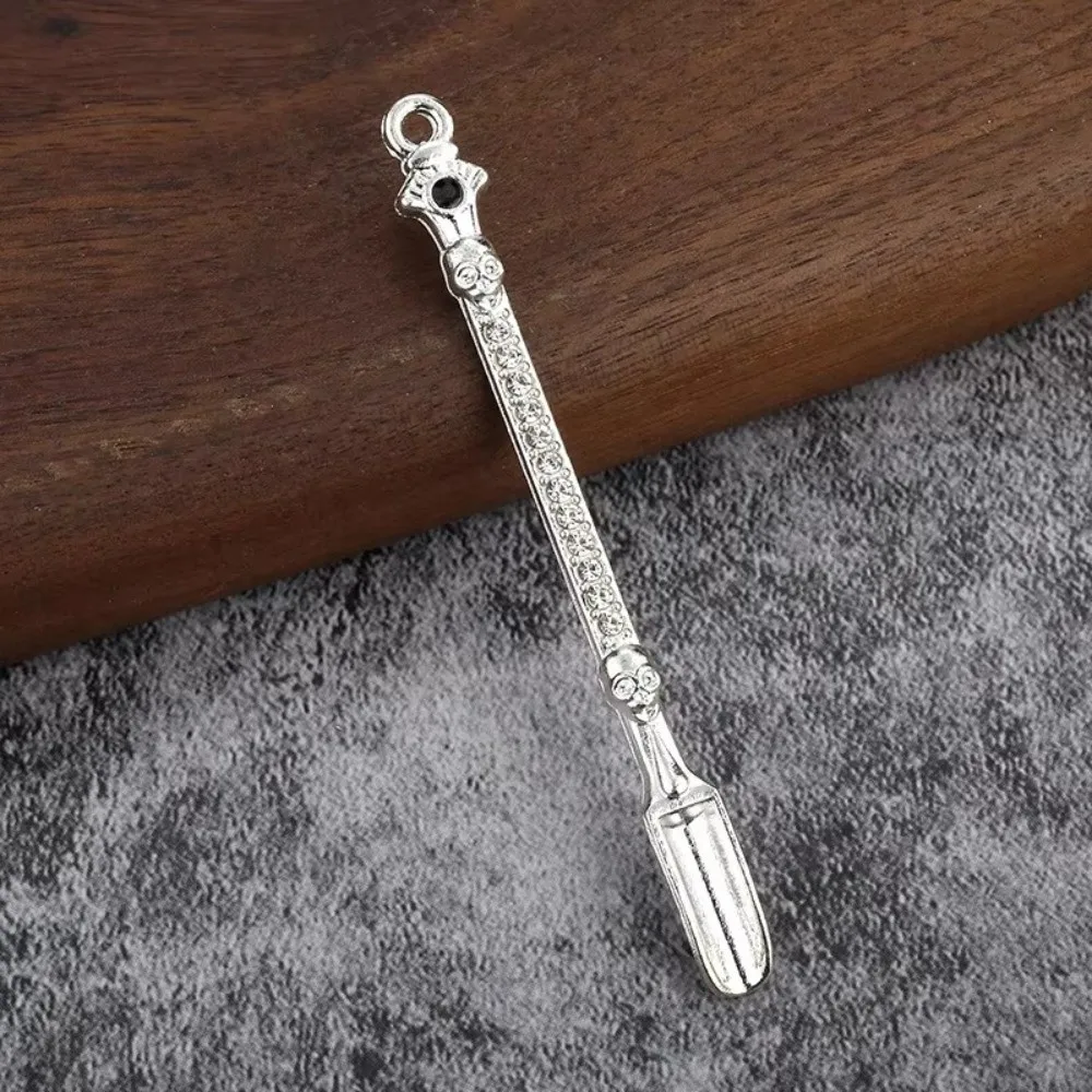 Colher de Metal Criativa e Robusta, Mini Pá de Café com Cabo Longo, Colher de Chá para Microajustes e Preparação de Chá
