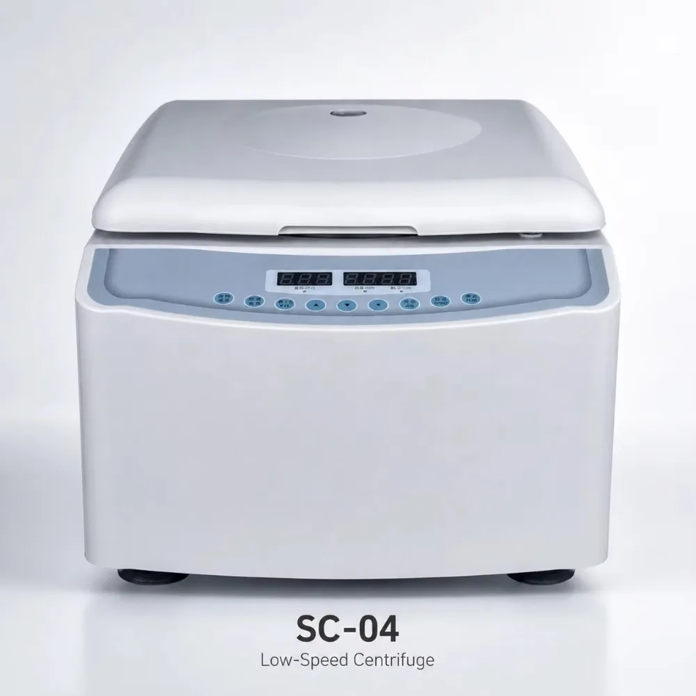 Professional veterinary-grade centrifuge laboratory equipment High-precision stainless steel 2432 * g RCF for pet samples