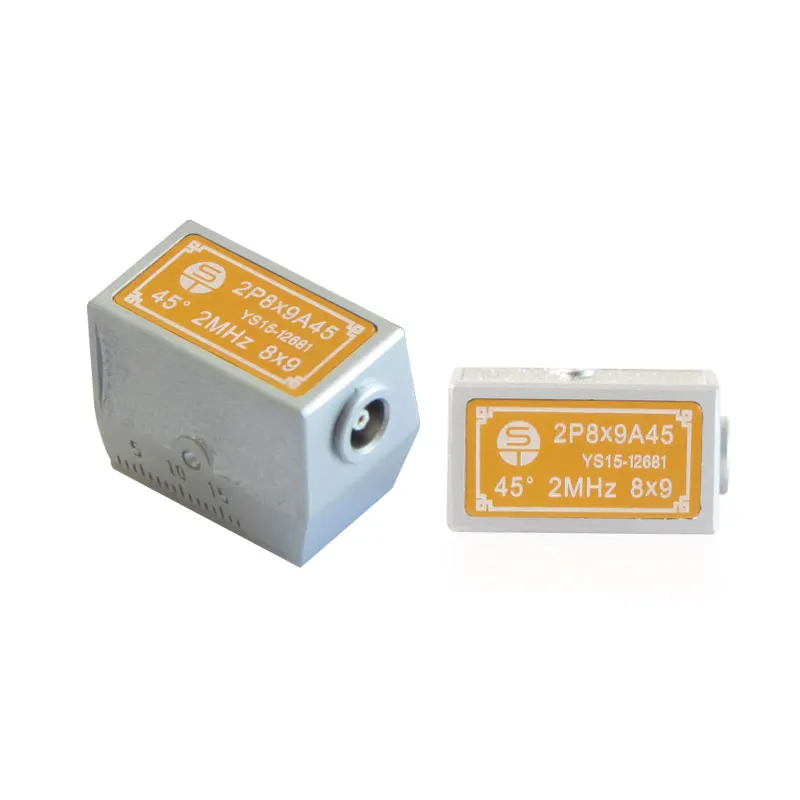 Ndt Accessories Ut Testing Angle Beam 45 60 75 Degree Ultrasonic Flaw Detector Probe Transducer