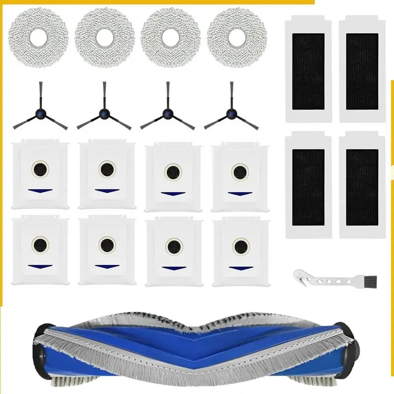 A92p para covacs deebot t30 omni/t30 pro omni robô peças de vácuo escova lateral principal filtro hepa mop pano sacos poeira