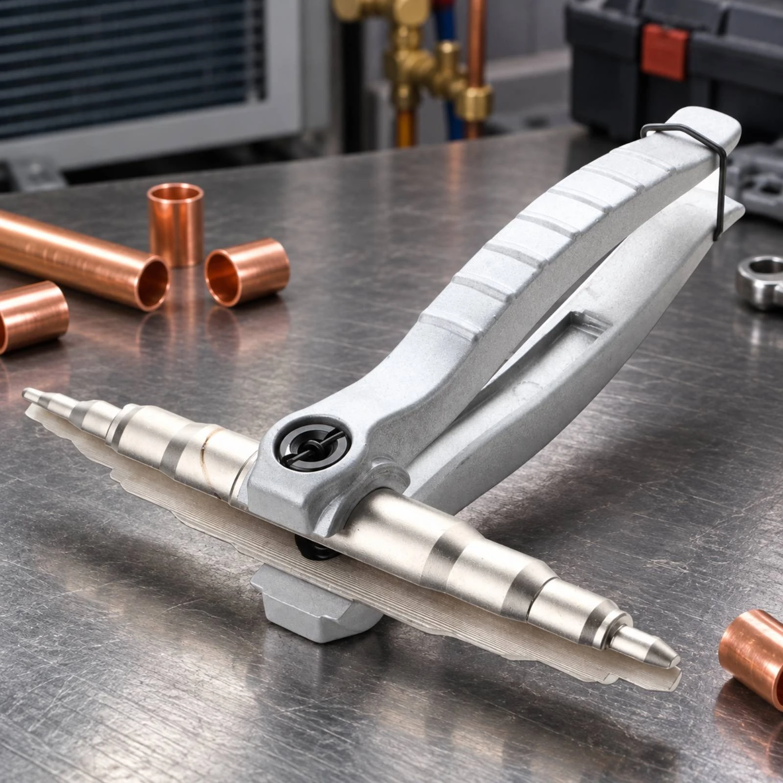 Manual Tube Expander Tool Sturdy Copper Tube Expander Tool Easy to Use Compact for HVAC Technicians, Refrigeration Work