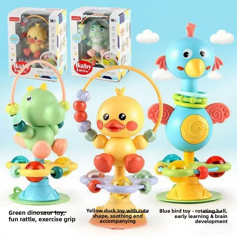 赤ちゃん漫画なだめるガラガラおもちゃ楽しい効果音子供の歌ベビーダイニングテーブル吸盤教育早期教育おもちゃ