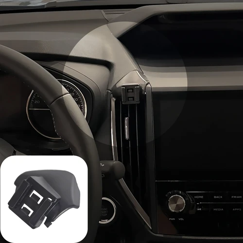 Imagen 2 del producto Para Subaru Forester 2019- 2023 2024 soporte de teléfono para coche soporte de carga inalámbrica Base soporte de gravedad soporte de teléfono accesorios de coche