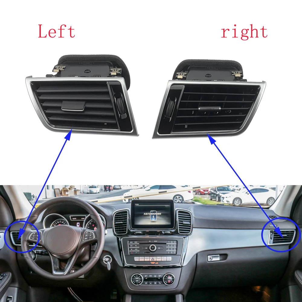 

HUIYAN New-Air Conditioner Outlet A1668309100 1668309200 For Mercedes Benz ML GL GLE GLS W166 W292 2015-2019 A/C Air Vent