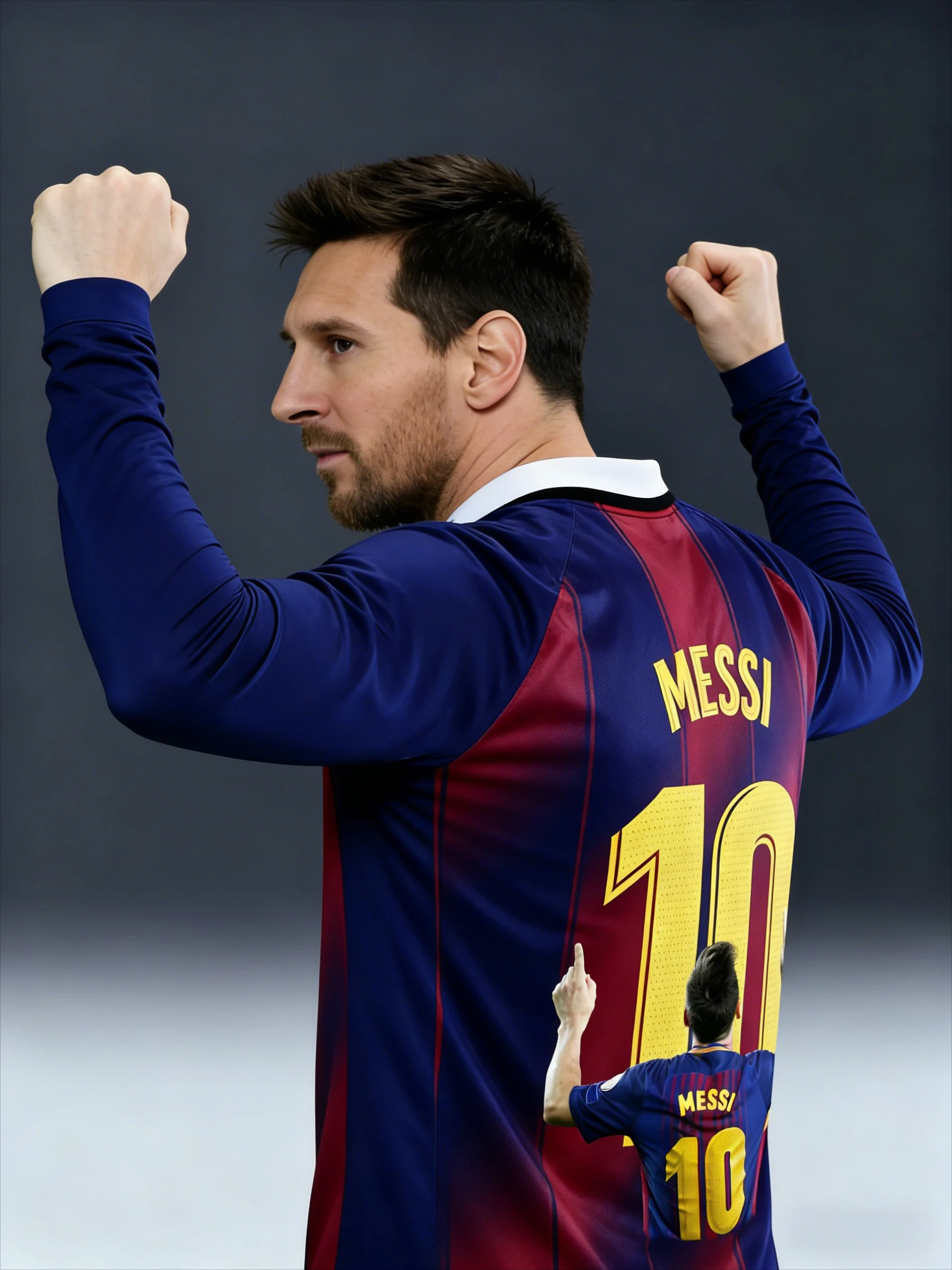 Messi No. 10 Football Jersey