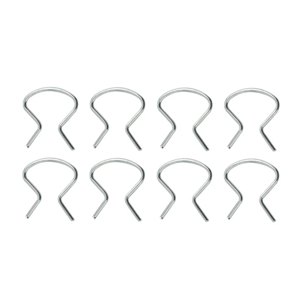 

8Pcs Car Door Window Crank Clip Metal Retainer Roll Up Retaining Winder Handle Clips For Chevrolet For Pontiac Auto Accessories