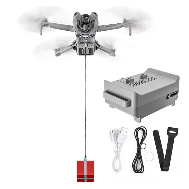 STARTRC Airdrop System Thrower for Dji Mini 4 Drone Wedding Proposal Delivery Device Delivery Advertising Fishing Bait Thrower