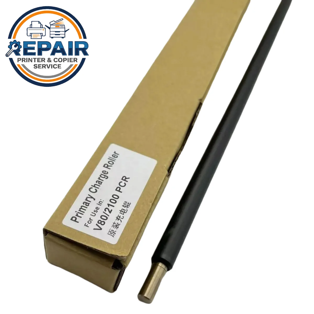 

2 шт. первичные зарядные ролики (PCR) для Xerox 180 80 2100 3100 V80 V180 V2100 V3100 013R00676 013R00674
