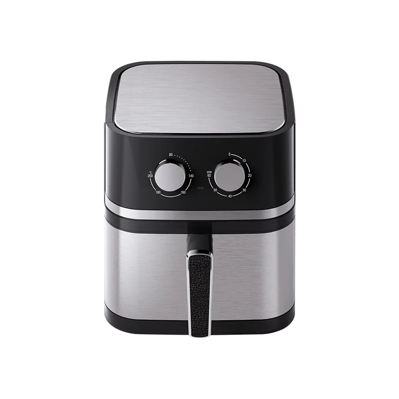 8L Stainless steel visible air fryer new multi-functional high-capacity oil-free intelligent electric fryer oven household 220V