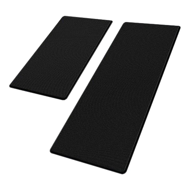

A24F-2 Pcs Kitchen Carpets Cushioning And Anti-Fatigue Kitchen Mats Carpets For Floor, Waterproof Kitchen Carpet Set