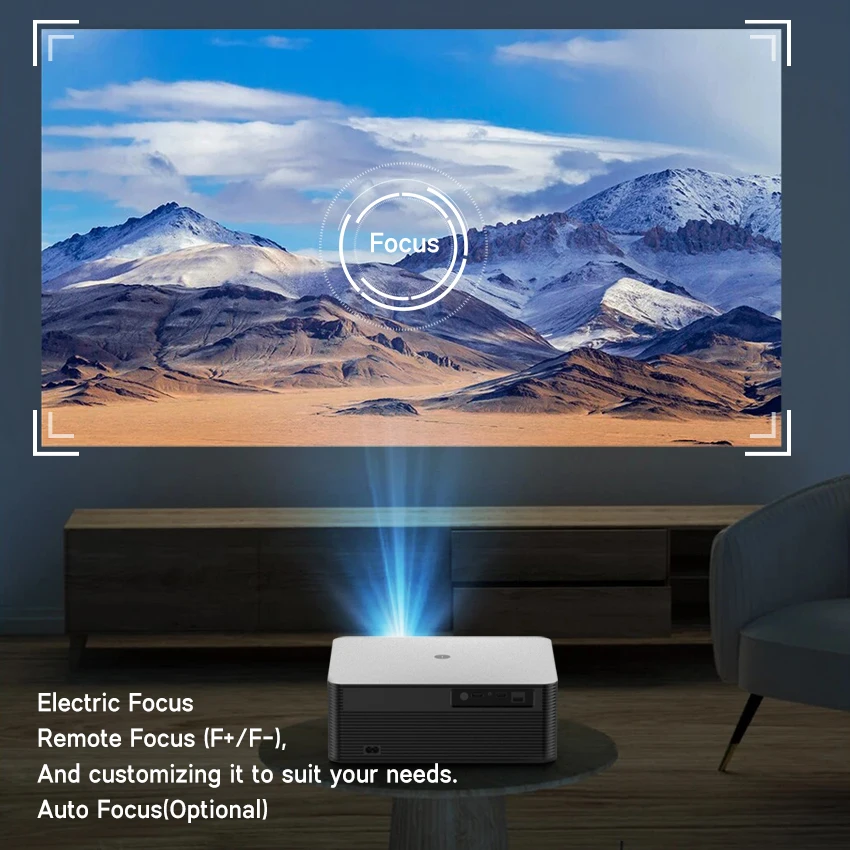 Wholesale Popular P6 800 Ansi Smart 4K Projector 4K Android Electric Auto Focus Keystone Retro Hd Smart Video Cheap Projector