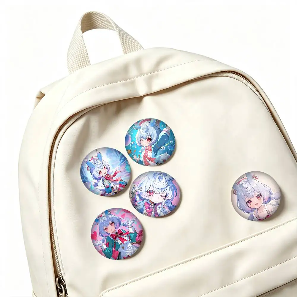 G-Genshin Impact Sigewinne Game 25mm 32mm 44mm 58mm 75mm Brooches Badges Pins for Accessories Gift
