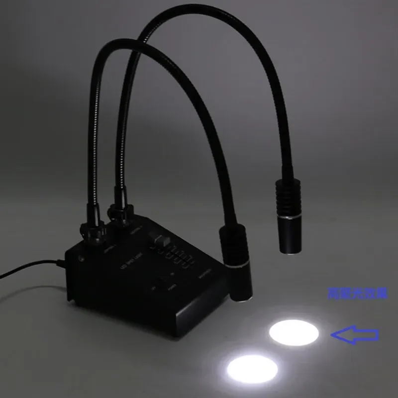 Goose Headlight Integrated Microscope Double Light Lighting Led Cold Light Illuminator Adjustable Brightness